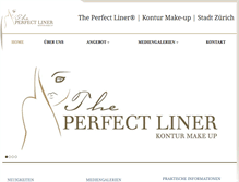 Tablet Screenshot of perfect-liner.ch